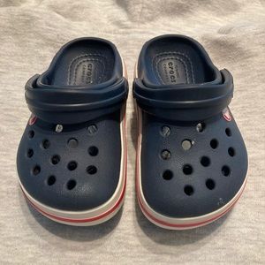 Navy blue Toddler crocs
